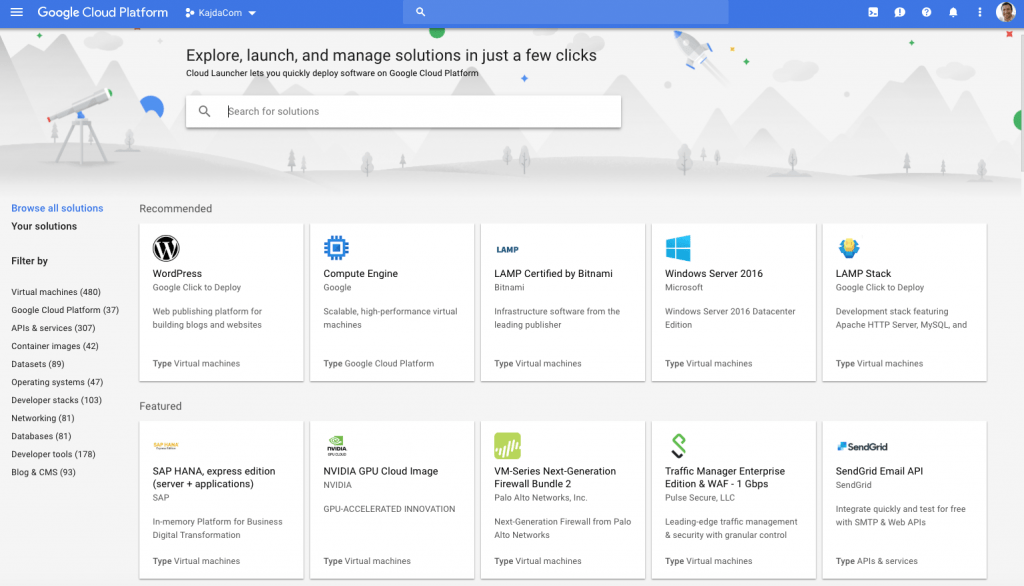 Google Cloud Marketplace